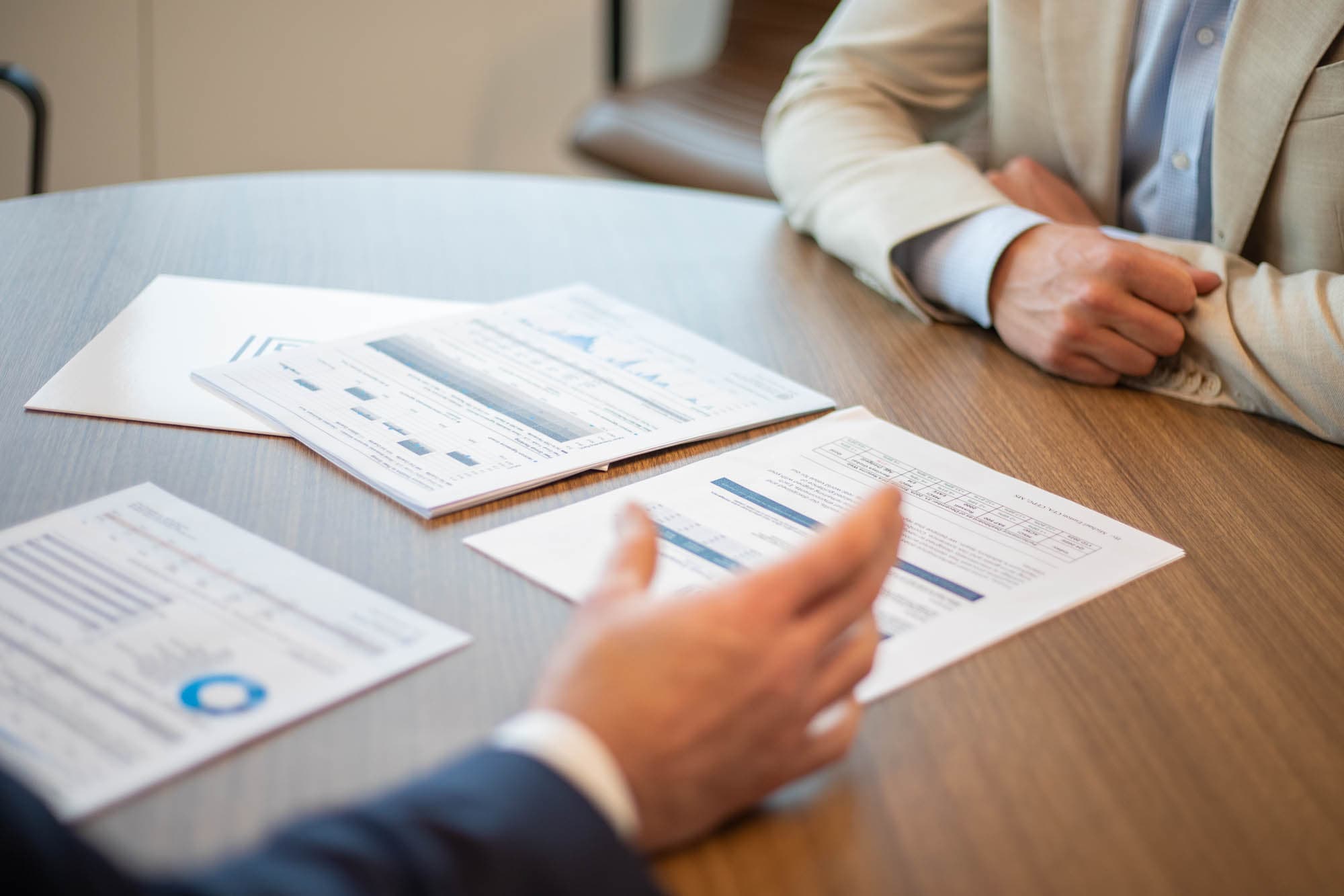 Heirloom advisor working through a business succession roadmap with an owner